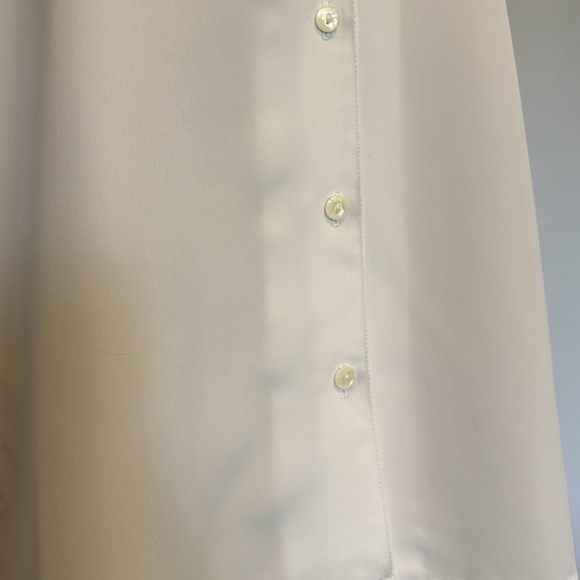 Women’s White Embellished Lapel Button Up - Baxter & Wells Approx Medium (6-8) - Picture 3 of 12